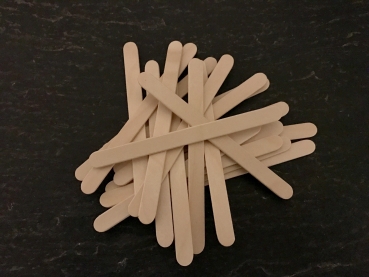 Holzstäbchen Ice-Sticks Eisstäbchen 114x10x2mm, natur
